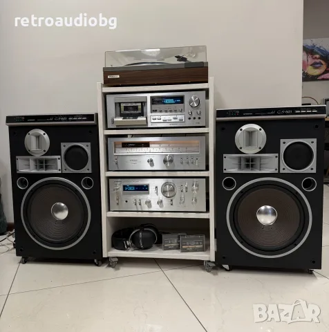 🔥Аудио сет PIONEER усилвател SA-7800, тунер ST-7800, дек CT-F850, грамофон + шкаф + колони