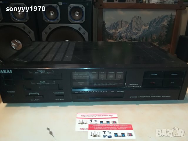AKAI AM-A201 AMPLIFIER-MADE IN JAPAN 2007221100, снимка 2 - Ресийвъри, усилватели, смесителни пултове - 37444903
