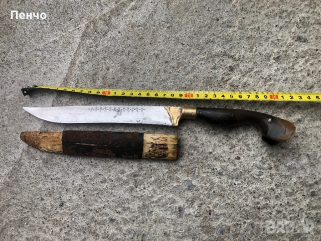 автентичен възрожденски нож /каракулак/, снимка 4 - Ножове - 50663772