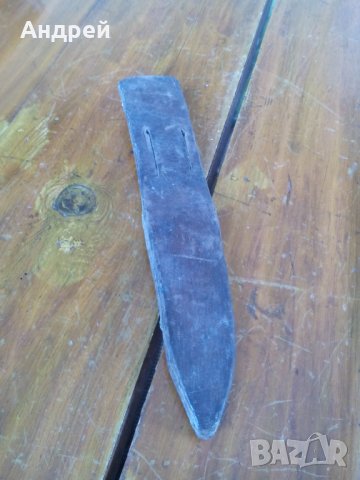 Стара кожена кания за нож, снимка 2 - Антикварни и старинни предмети - 29320839