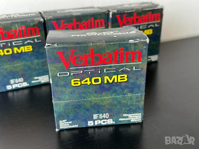 Флопи Диск Verbatim Optical 640MB 3.5” MO Дискета, снимка 5 - Други - 55797343