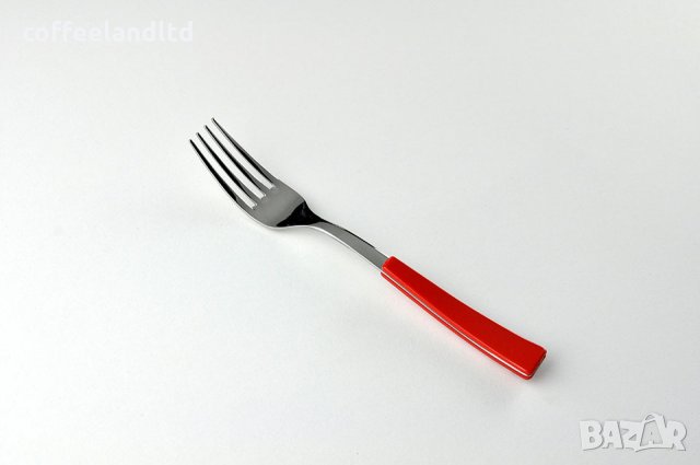 Десертна вилица за хранене Елена - 5006/Червена