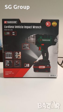 Акумулаторен 20V-4АH Li-On ударен гайковерт (Impact Driver) PARKSIDE, снимка 6 - Винтоверти - 30061376