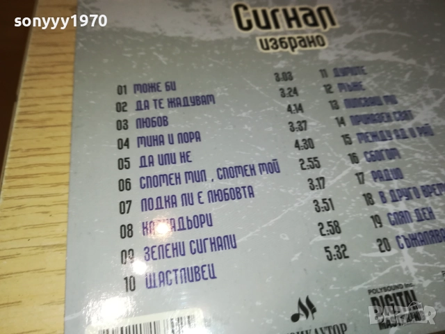 СИГНАЛ ЦД 0810251543, снимка 12 - CD дискове - 51987004