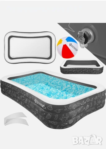  Голям надуваем семеен басейн KESSER
