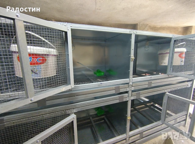 Двуетажна клетка разделена на половина , снимка 4 - За птици - 50838301