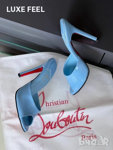 Christian Louboutin ⚜️Дамски Чехли , снимка 2 - Чехли - 53902521