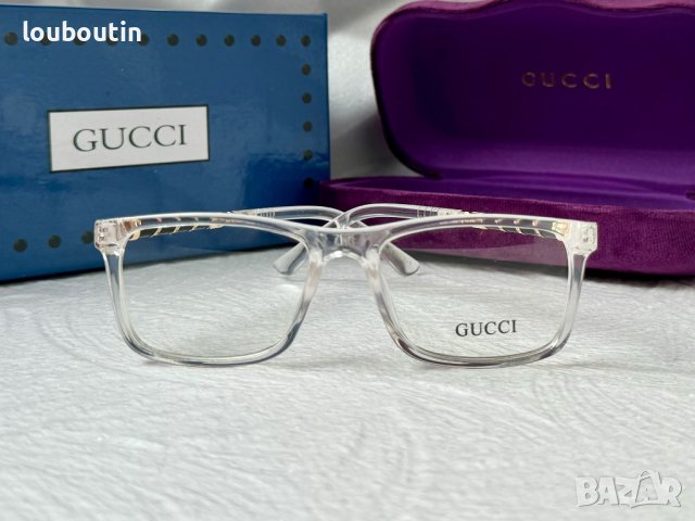 Gucci диоптрични рамки ,прозрачни слънчеви очила,очила за компютър, снимка 7 - Слънчеви и диоптрични очила - 44465602