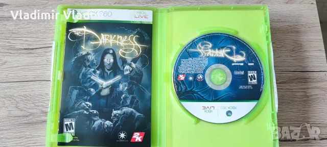 The Darkness XBOX 360, снимка 2 - Игри за Xbox - 56257515