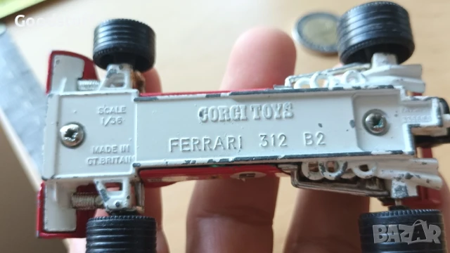 Ферари,Ferrari, Korgi,метална количка,играчка,ретро,Made on Gr.Britain, снимка 3 - Колекции - 50586563