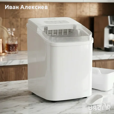 Ледогенератор Adler - 12 кг/ден, бързи кубчета за 10 минути, снимка 2 - Фризери - 55842203