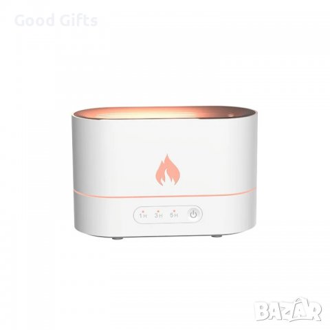 Арома Дифузер за етерични масла и овлажнител за въздух с ефект на пламък 180 мл., снимка 5 - Други - 38103031