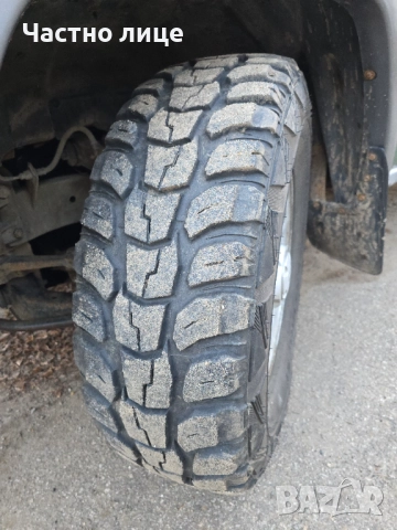 4 броя гуми 235/75/15 Kumho с джанти 5х139.7 за фероза, витара, джимни,нива, снимка 2 - Гуми и джанти - 52535586