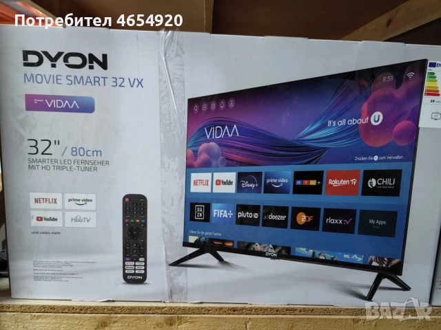 Смарт телевизор- Dyon Movie Smart 32 VX