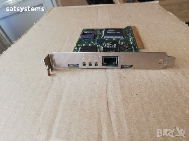 Intel S82557 PCI 10/100Mbps Ethernet NIC Network Interface Card, снимка 2 - Мрежови адаптери - 35164157