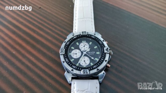 IMAGE мъжки часовник имитиращ сребърна визия, снимка 3 - Мъжки - 37150078