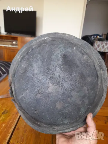 Стар бакърен,меден тиган , снимка 9 - Други ценни предмети - 50326916