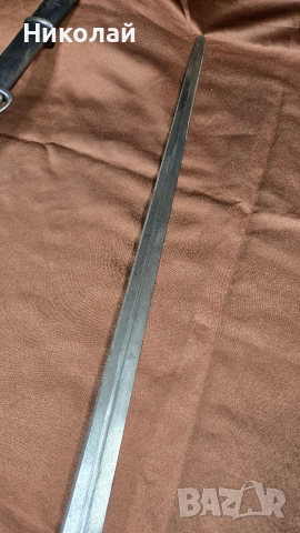 Огромен европейски палаш, сабя, шпага 110см дължина, снимка 8 - Антикварни и старинни предмети - 53939420