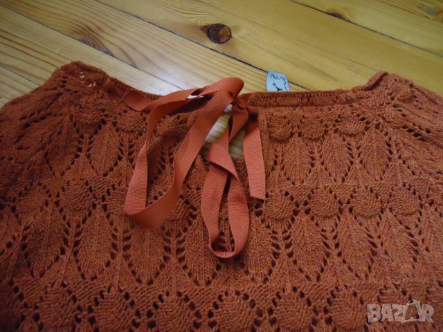  блузка цвят керемида, снимка 4 - Блузи с дълъг ръкав и пуловери - 37668536