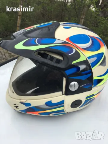 Мото каска MDS modular размер 56, снимка 4 - Мотоциклети и мототехника - 49759521