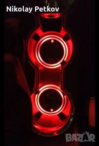 Лед подложки за къпхолдер на автомобил с лого на различни марки , снимка 2 - Аксесоари и консумативи - 32104398