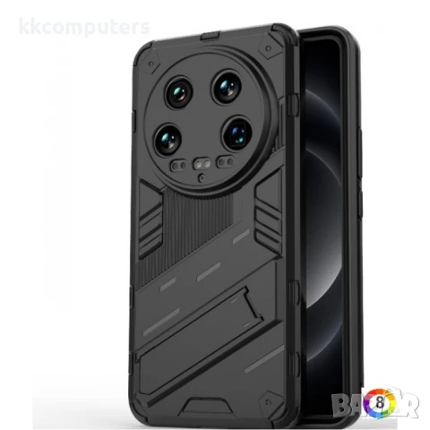 Xiaomi 14 Ultra 5G Punk Armor Удароустойчив Калъф и Протектор