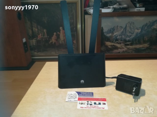 Huawei b-310s-22-рутер за сим карта с 2 антени+адаптер, снимка 2 - Рутери - 30218507