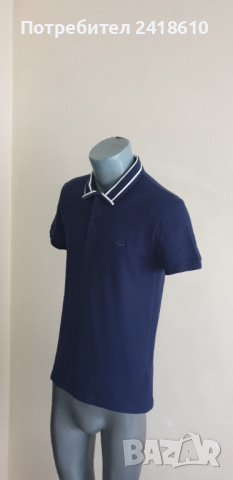 Lacoste Slim Fit Pique Cotton Stretch  Mens Size 3 - S НОВО! ОРИГИНАЛ! Мъжка Тениска!, снимка 5 - Тениски - 44733830
