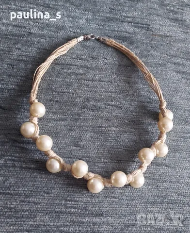 Колиета тип чокър от разноцветни перли / колие, чокър, перли , снимка 3 - Колиета, медальони, синджири - 37327531