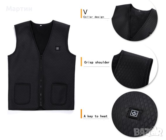 Електрическа USB отопляема жилетка, снимка 2 - Други - 42123999