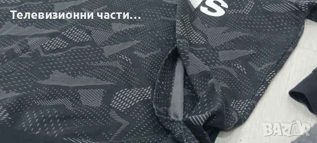 Оригинален мъжки суитшърт Adidas Men's Essentials Allover Print Hoodie GD5489 отличен, снимка 6 - Суичъри - 53304257