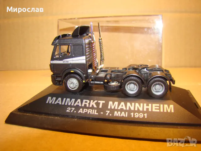 HERPA H0 1/87 MERCEDES BENZ ВЛЕКАЧ КАМИОН МОДЕЛ ИГРАЧКА, снимка 6 - Колекции - 48483640