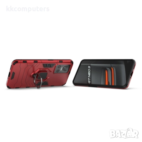 OPPO Realme GT Neo3 Удароустойчив Ring Holder Калъф и Протектор, снимка 9 - Калъфи, кейсове - 52059456