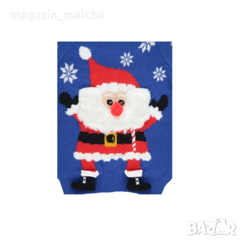 ДЕТСКИ ПУЛОВЕР – Santa Claus Christmas; размер: 12-18м., снимка 3 - Бебешки блузки - 30867815