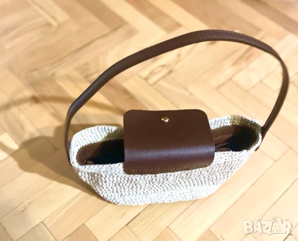 Прекрасни плетени чанти, снимка 3 - Чанти - 51023675