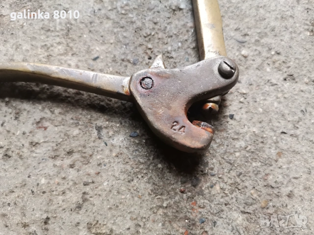 Стар бронзов пломбач, снимка 3 - Антикварни и старинни предмети - 54063702