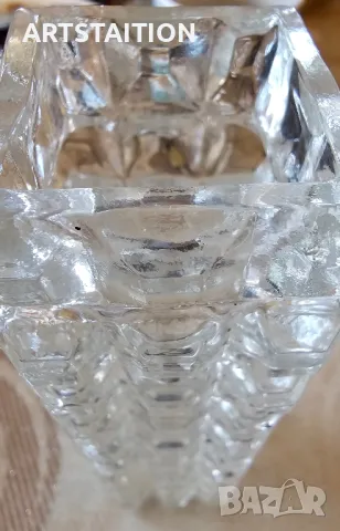 Стъклена ваза Нови пазар, нова, снимка 2 - Вази - 47868417