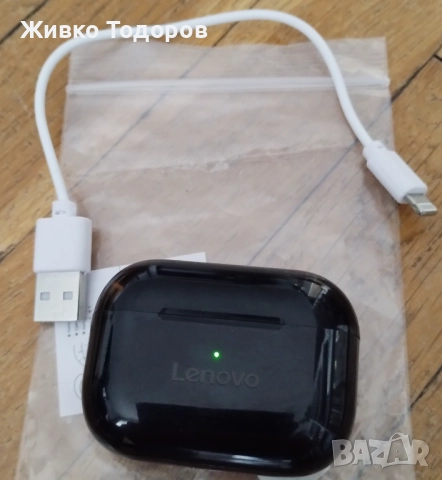 Безжични Bluetooth слушалки Lenovo LP33, снимка 3 - Bluetooth слушалки - 51585403