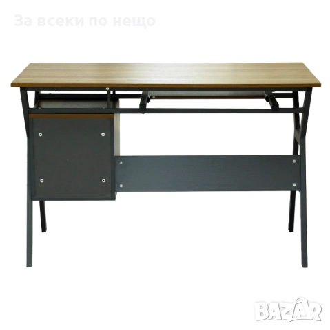 Бюро Хоуми - цвят орех-сив Код P1782, снимка 6 - Бюра - 53001724