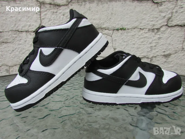Детски маратонки Nike Dunk Low "Panda", снимка 8 - Детски маратонки - 56239457