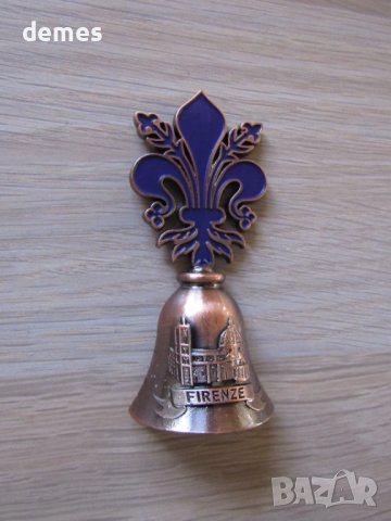 3D Метален магнит-камбанка от Флоренция, Италия-2, снимка 6 - Колекции - 40053211