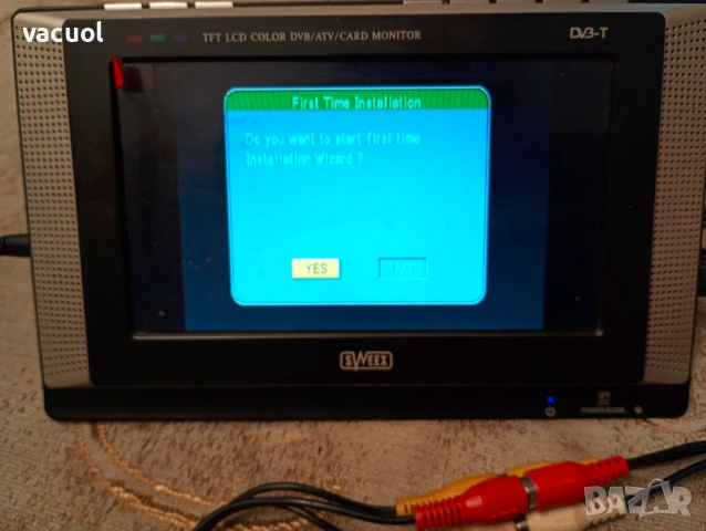 Преносим мини 7" телевизор SWEEX DVB-T TV, снимка 3 - Телевизори - 54011405
