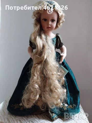 Порцеланова кукла Рапунцел Ashton-Drake лимитирана серия като нова, снимка 10 - Декорация за дома - 52044412