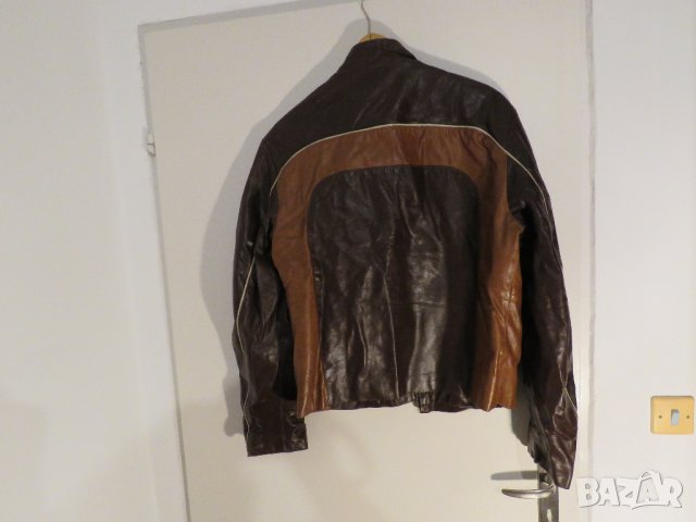 Красиво мъжко кожено мото  яке Morara Italia моторджийски яке за мотор, снимка 4 - Якета - 30304792