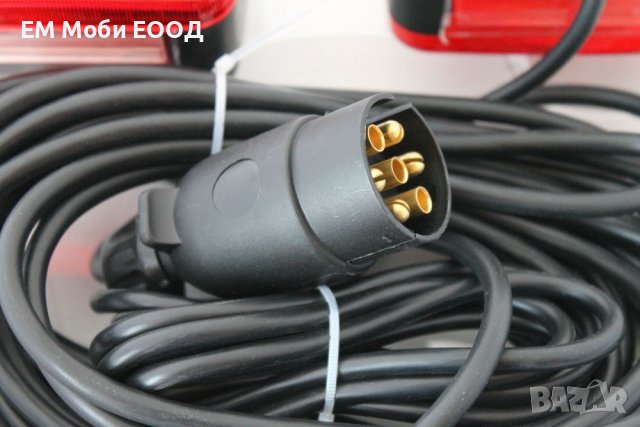 Комплект 2бр универсални стопове с магнит и кабели 7.5M - подходящи за ремарке, колесар, тир, снимка 6 - Аксесоари и консумативи - 38828512