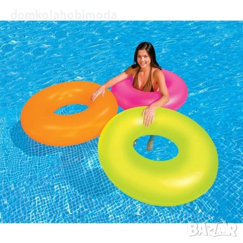 Надуваем пояс с флуоресцентни цветове. 91 см. Intex, снимка 12 - Надуваеми играчки - 40505117