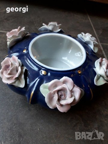 Бонбониера от порцелан Румъния, снимка 2 - Аксесоари за кухня - 30479212