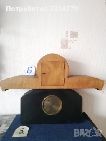 Стари каминни настолни часовници от различни години и часовникари., снимка 14 - Антикварни и старинни предмети - 52017186