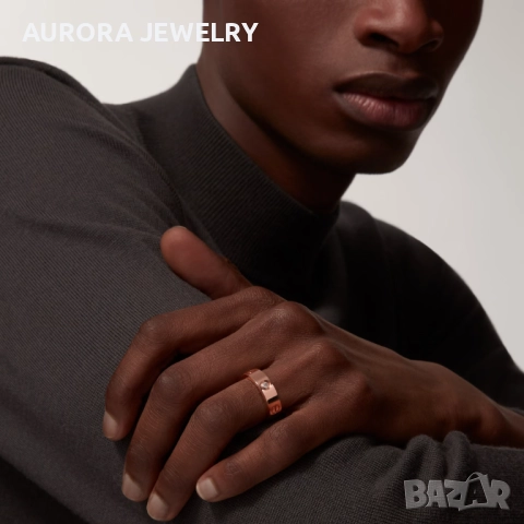 CARTIER Love Rose Gold 3 Diamonds Classic Model Пръстен, снимка 8 - Пръстени - 52830596