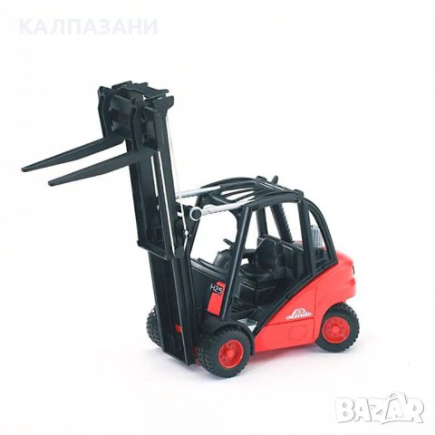 BRUDER Мотокар LINDE с две палета H30D 02511, снимка 2 - Коли, камиони, мотори, писти - 39706800